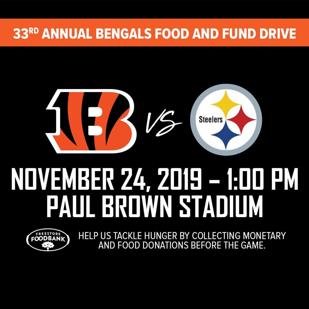 Bengals Food and Fund Drive @ Paul Brown Stadium